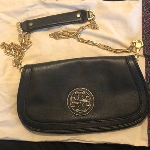 Black Tory Burch side purse